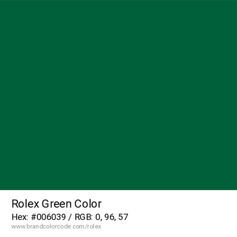 rolex green pantone|rolex color codes.